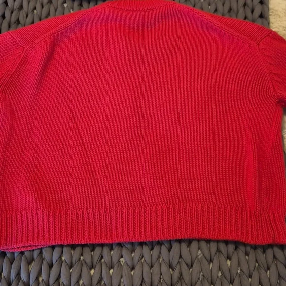 Navygrey Cotton Boxy Crew Jumper